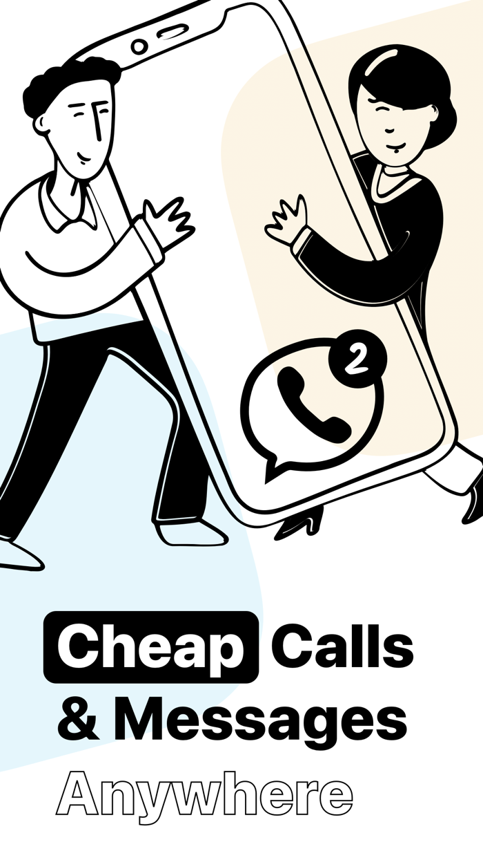 Text ON Call Now Second Phone