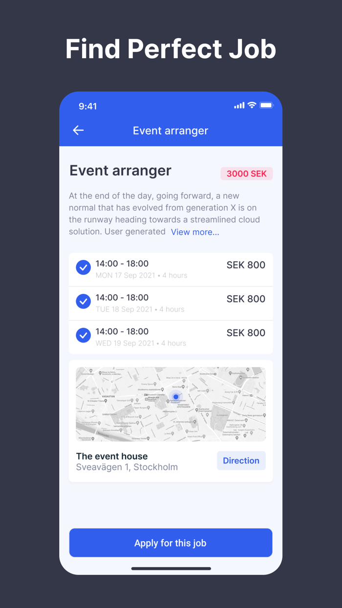 Safetly - Find guards easily