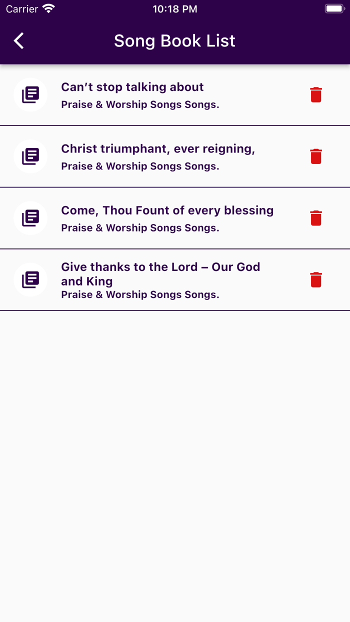 Christian Song Lyrics