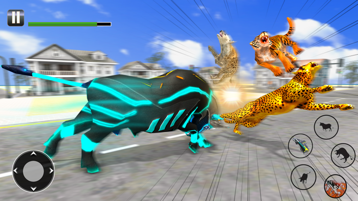 Robot Bull Mech Fighting