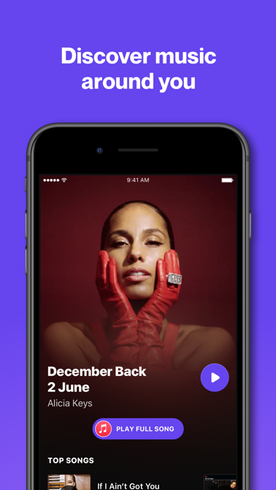 Shazam: Music Discovery app screenshot 1 by Apple - appdatabase.net