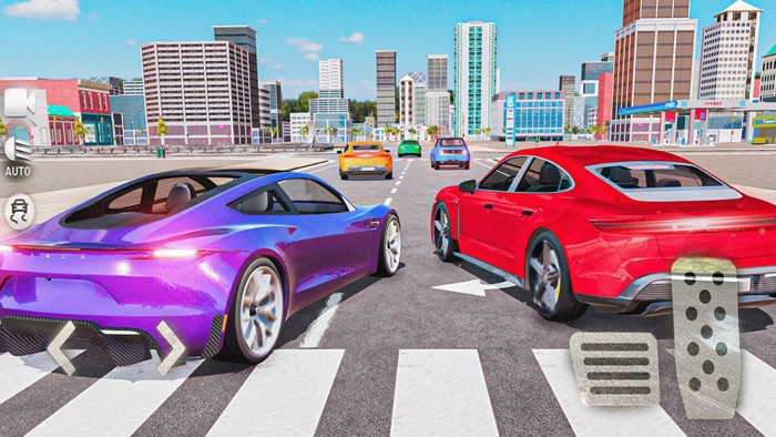 Sport Car Racing Highway