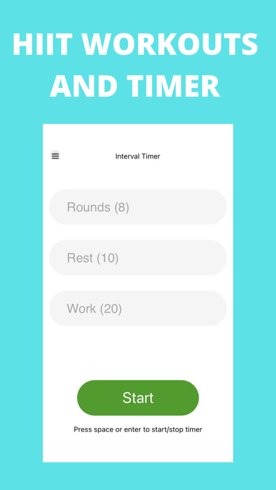 hiit Workouts and Timer screenshot 2
