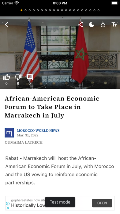 Morocco World News screenshot 2