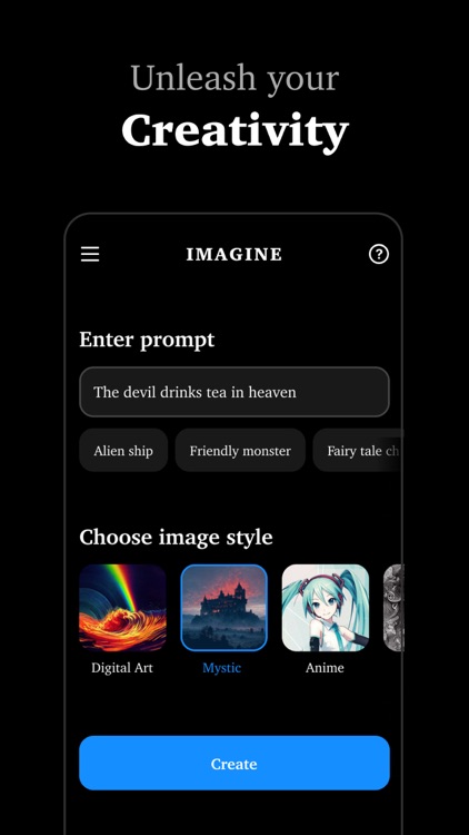 Imagine ・ AI Art Generator by Bigrowth