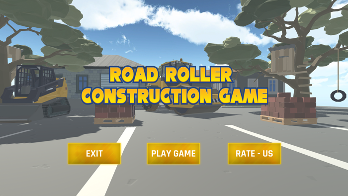 Road Roller Construction Game