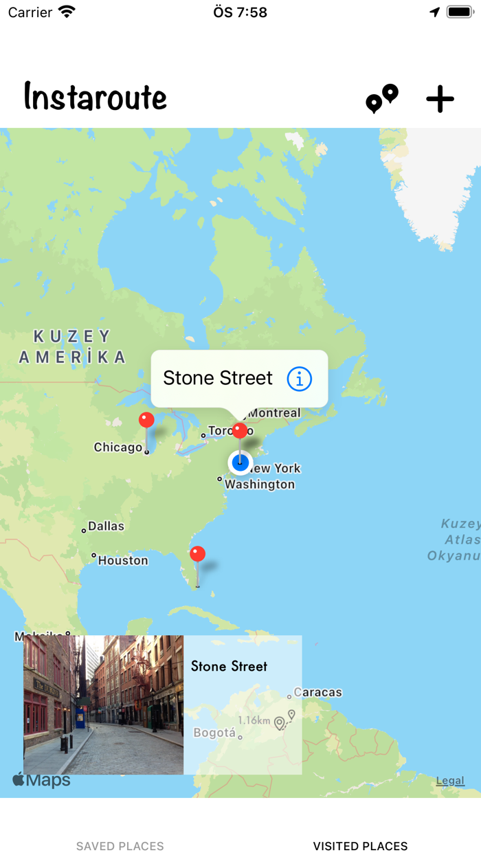 InstaRoute Photo Spots Nearby