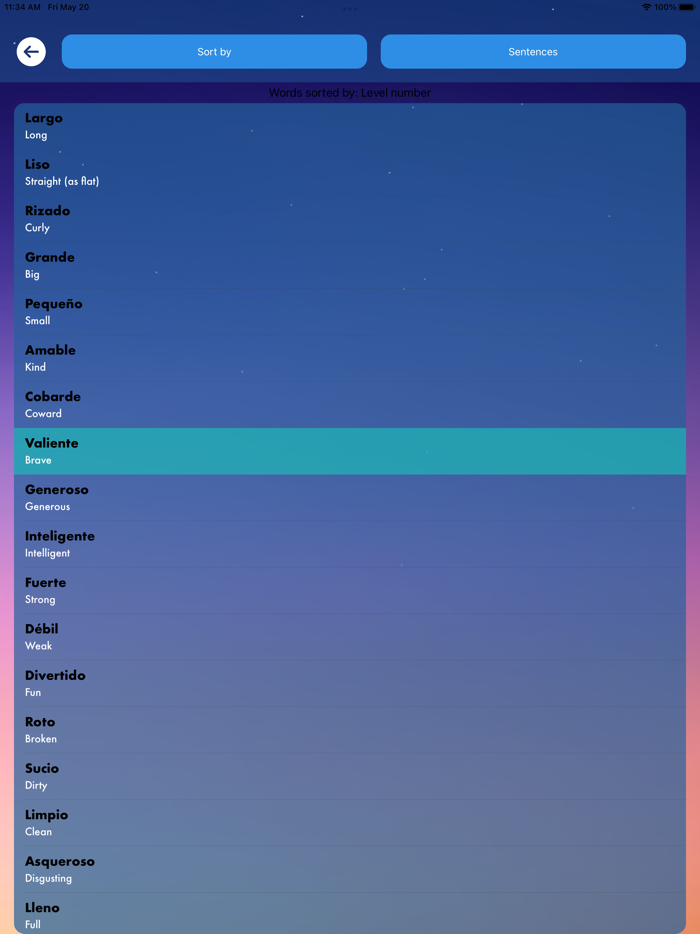 Label Spanish - Full course
