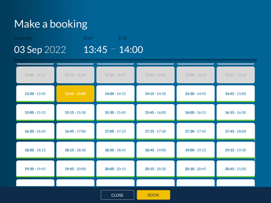 Cloudbooking - Facilities screenshot 3