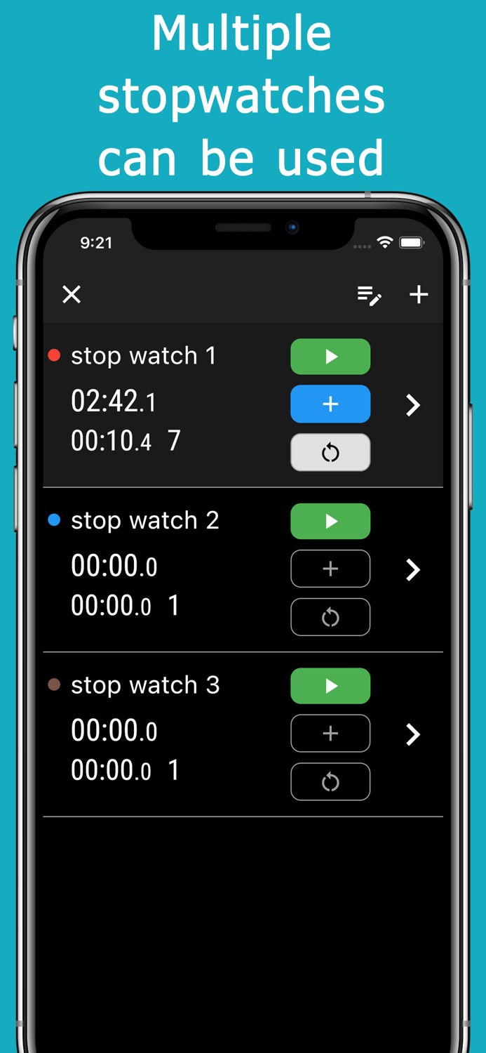 Stopwatch  reading out loud