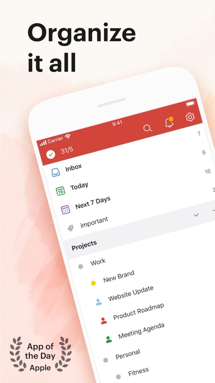 Todoist: To-Do List & Planner screenshot-0