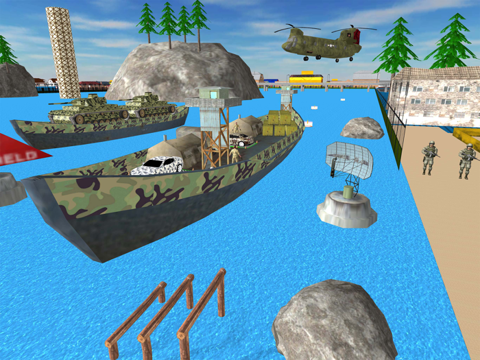 Army Truck Cargo Driver