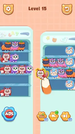 Game screenshot Cat Sort mod apk