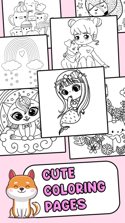 Kawaii coloring: Paint & Color