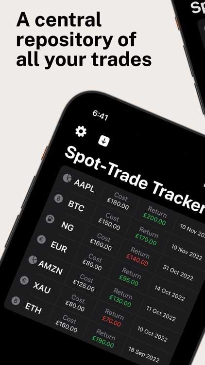 Spot-Trade Tracker