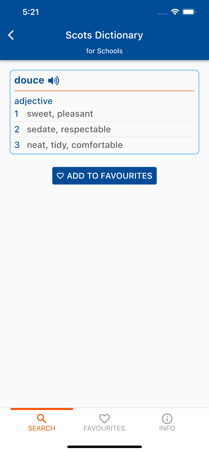 Scots Dictionary for Schools
