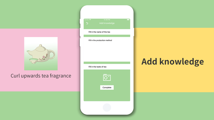 Curl upwards tea fragrance