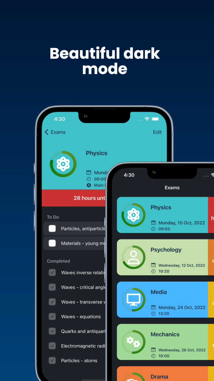 Study Planner Exam Countdown