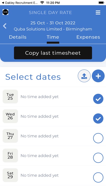 SHR Group E Timesheets screenshot-4