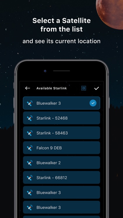 Starlink Satellite Tracker ISS