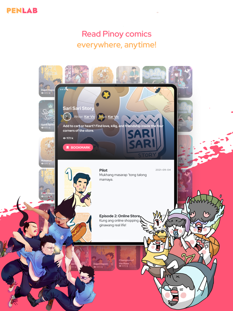 Penlab - Comics Manga Webtoons App For IPhone - Free Download Penlab ...