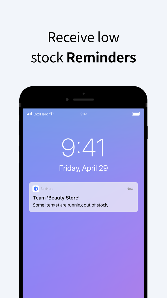 Inventory Management - BoxHero