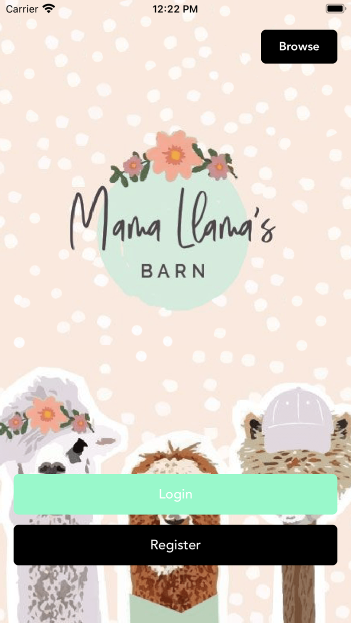 Mama Llamas Barn Shop Now