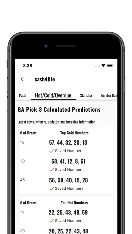 Lottery Results for Georgia