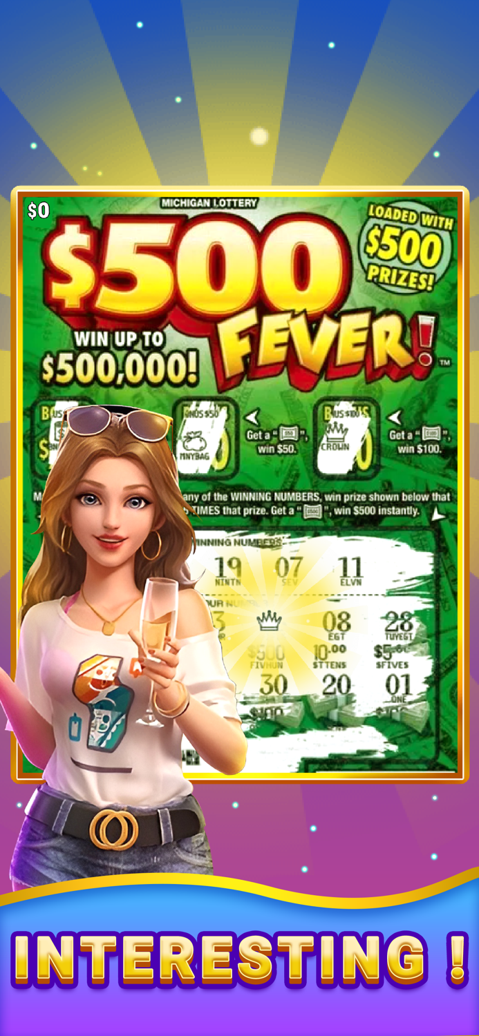 Lottery Scratchers Win