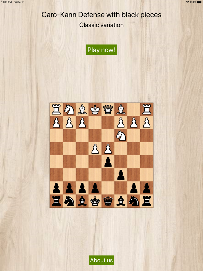 Chess - Classic Caro-Kann