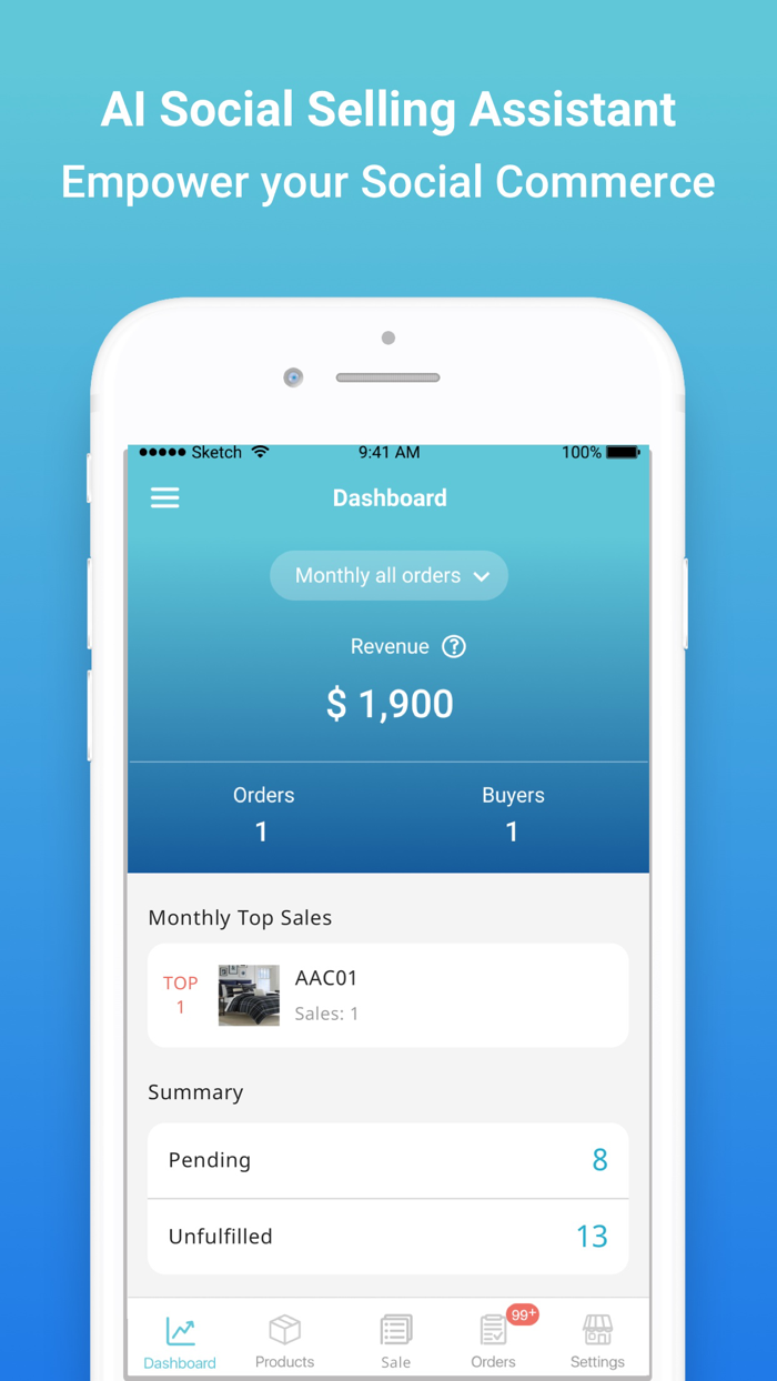 Shoplus FB live selling tool