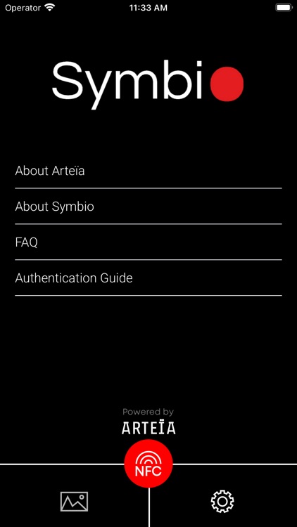 Symbio NFC Authentication