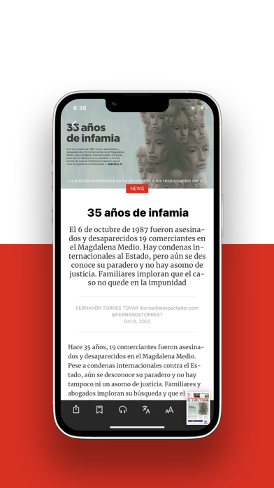 El Espectador App screenshot 3