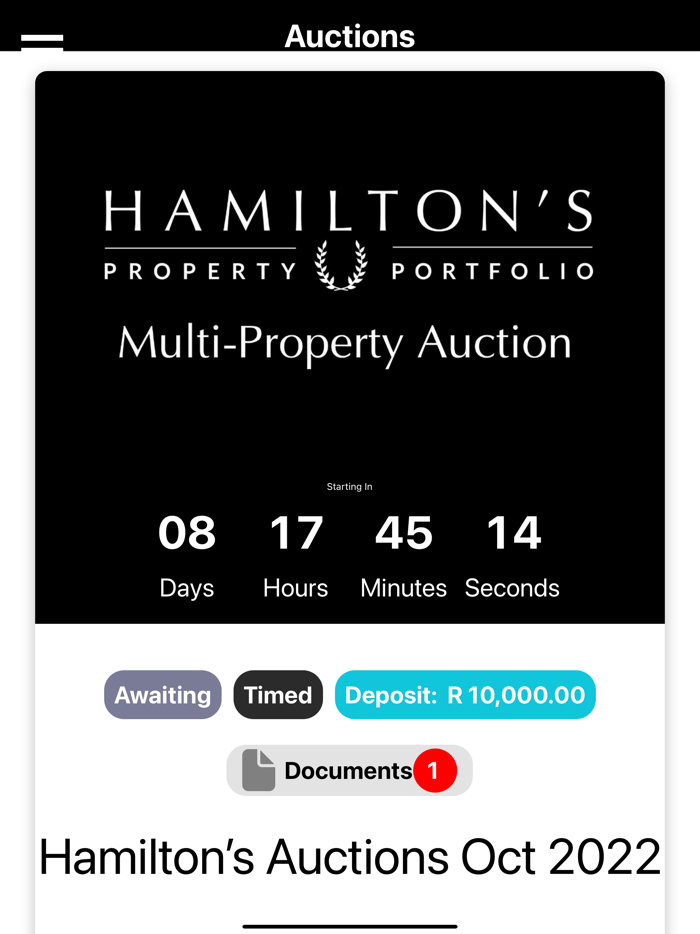 Hamiltons Auctions