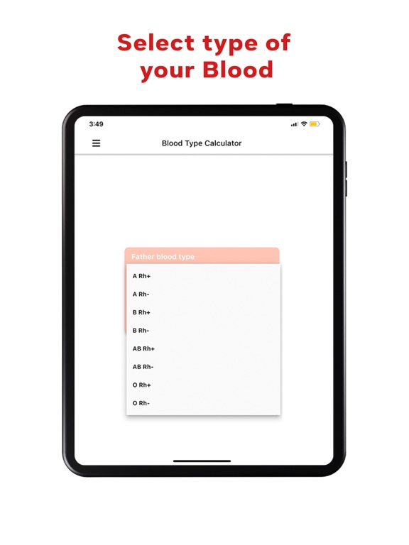 Blood Group Type Calculator screenshot 3