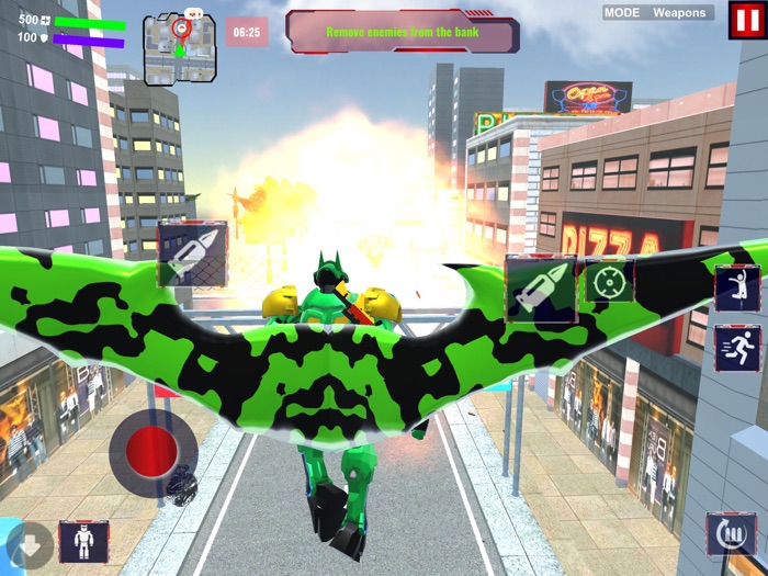 Bat Robot Transform Games
