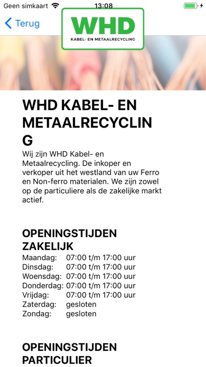 WHD Kabel en metaalrecycling screenshot-3