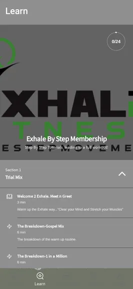 Game screenshot Exhale By Step Fitness LLC apk