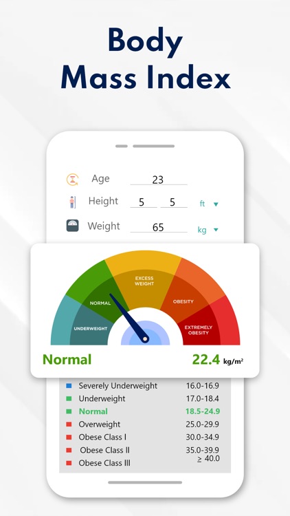 BMI, BMR & Body Fat Calculator screenshot-3