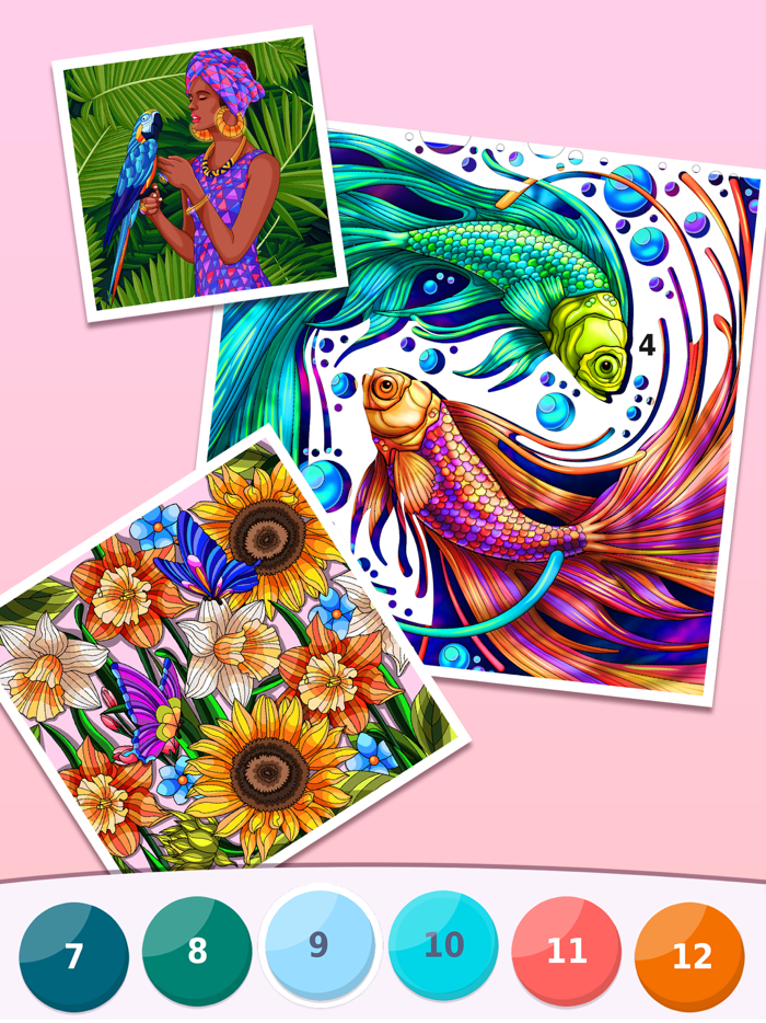 Relax Color by Number