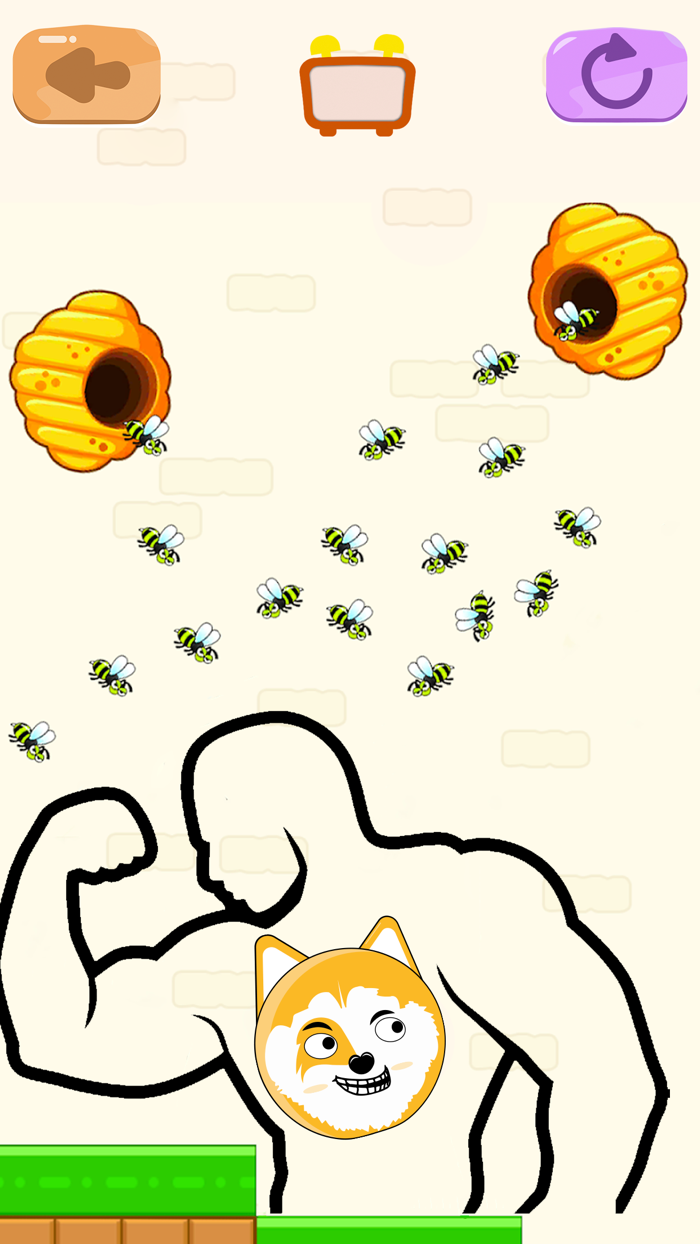 Save The Dog Bee Attack