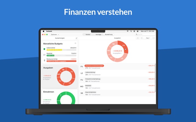 ‎Outbank – Banking & Finanzen Screenshot
