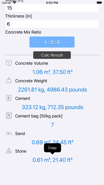 Concrete & Topsoil Calculator screenshot-7