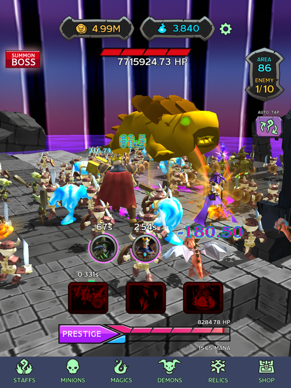 Tap Dungeon Necromancer screenshot 4