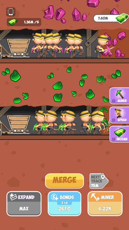 Miner Clickers: Gold & Gem screenshot-4