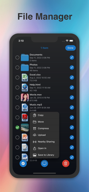 Phone Drive: Screenshot ng Pag-sync ng File Storage