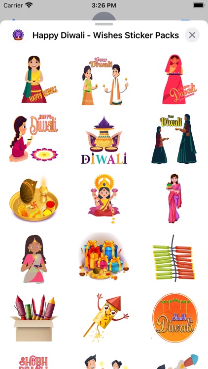 Happy Diwali - Wishes Stickers screenshot-9