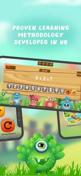 Game screenshot Math Learning - Monster Games apk