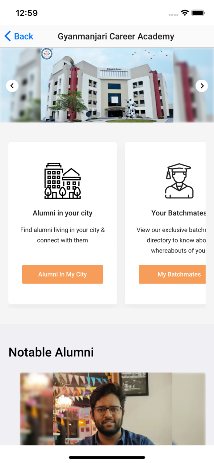 GYANMANJARI Alumni App - AAG