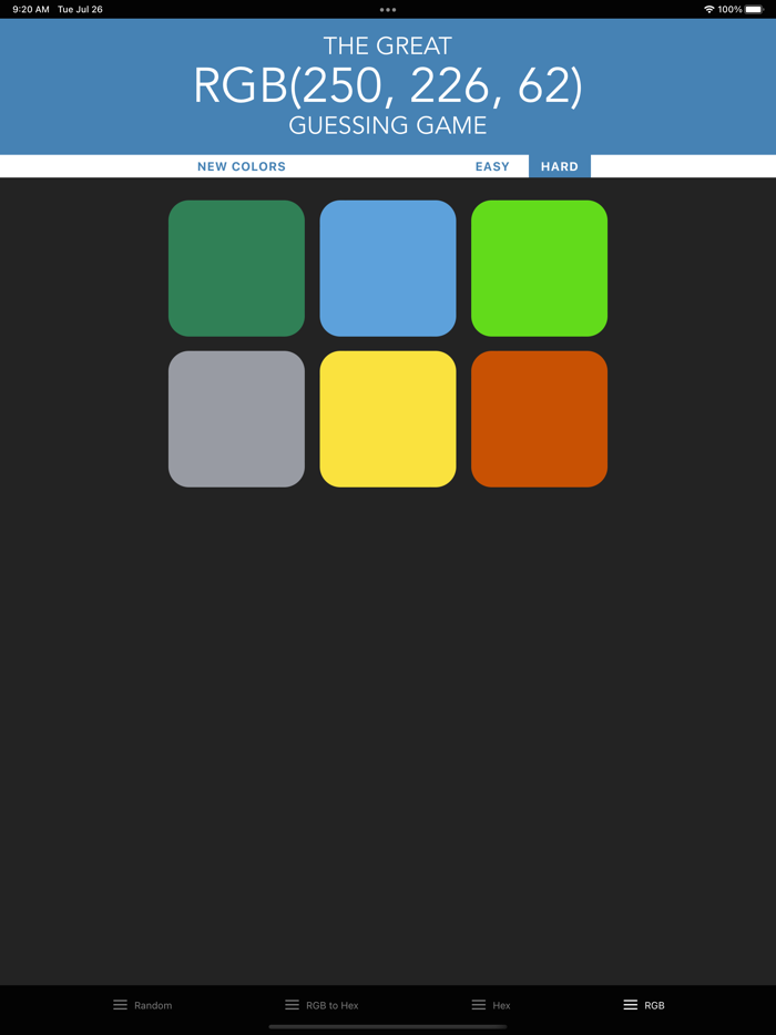 RGB to Hex converter generator